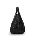Sac en cuir noir de grande taille pour femme