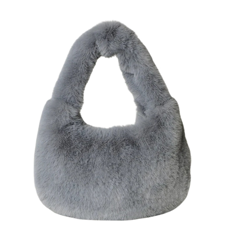 Sac en fausse fourrure à la mode
