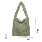 Sac en fausse fourrure polyvalent à main
