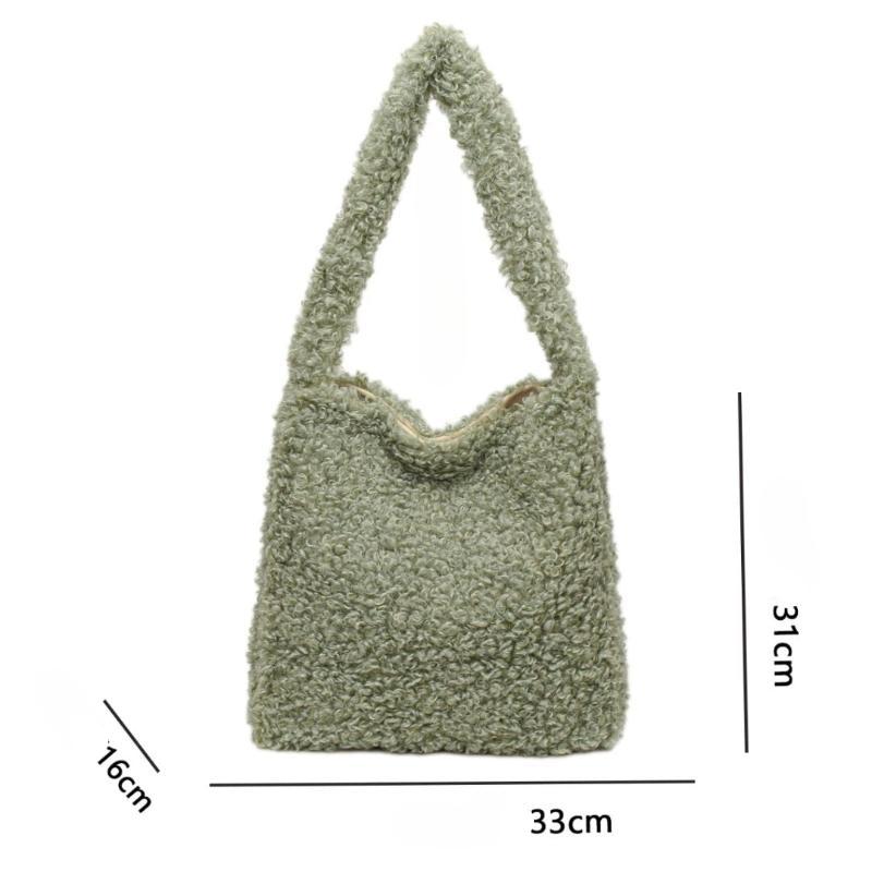 Sac en fausse fourrure polyvalent à main