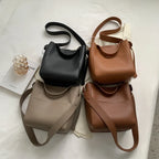 Sac en forme de seau marron pour femme