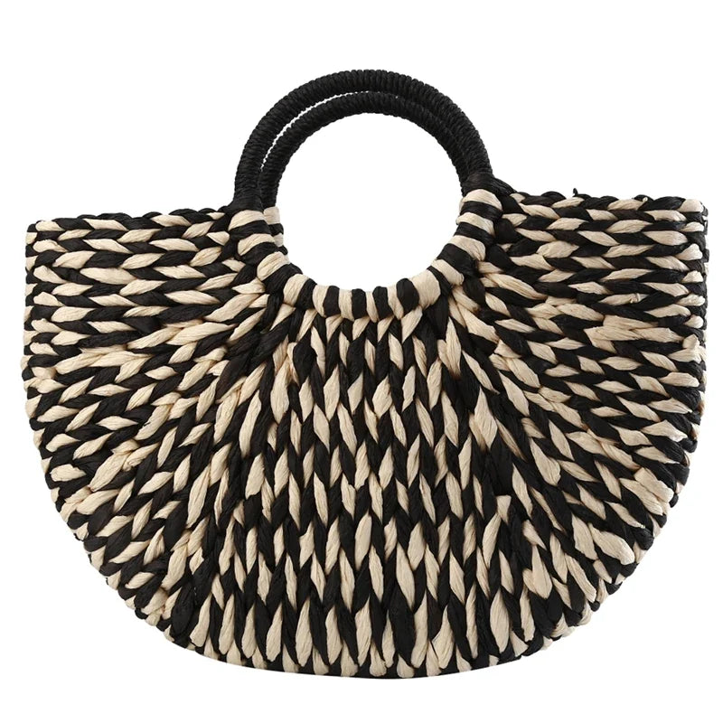 Sac en matière paille haut de gamme