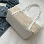 Sac en osier de forme panier
