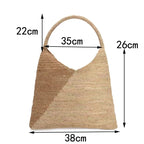 Sac en paille au look décontracté