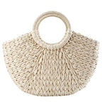 Sac en paille au style luxueux