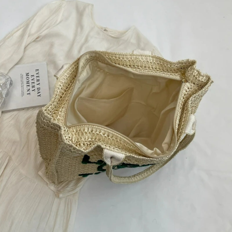 Sac en paille de style original