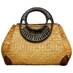 Sac en paille élégant et raffiné