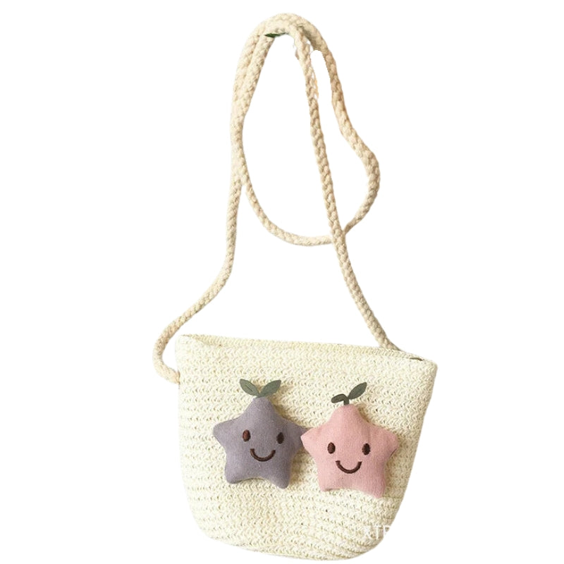 Sac en paille pour enfant fille