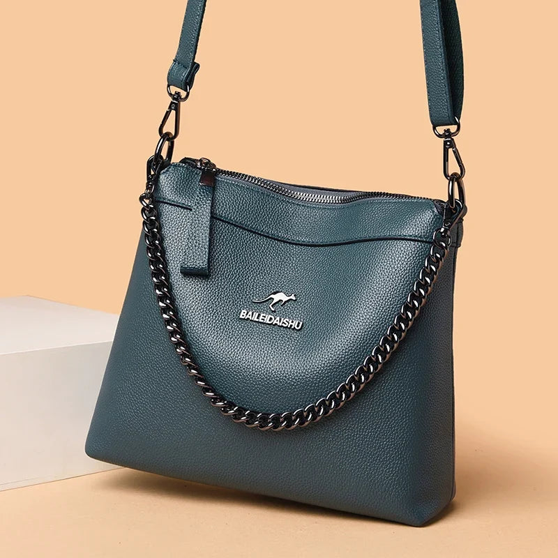 Sac en PU doté d’une chaîne porté main