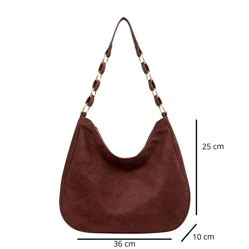 Sac en simili pour femme, élégant et porté bandoulière