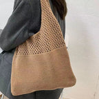 Sac en tissu spacieux à main de style bohème chic
