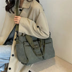 Sac en velours à bandoulière