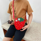 Sac enfant fille au style fraise