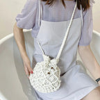 Sac entièrement en macramé