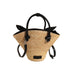 Sommerliche Strohtasche