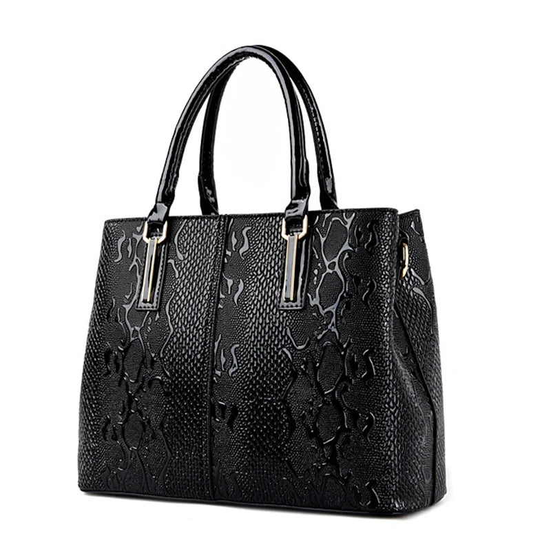 Sac façon alligator à porter à la main