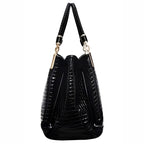 Sac façon croco noir