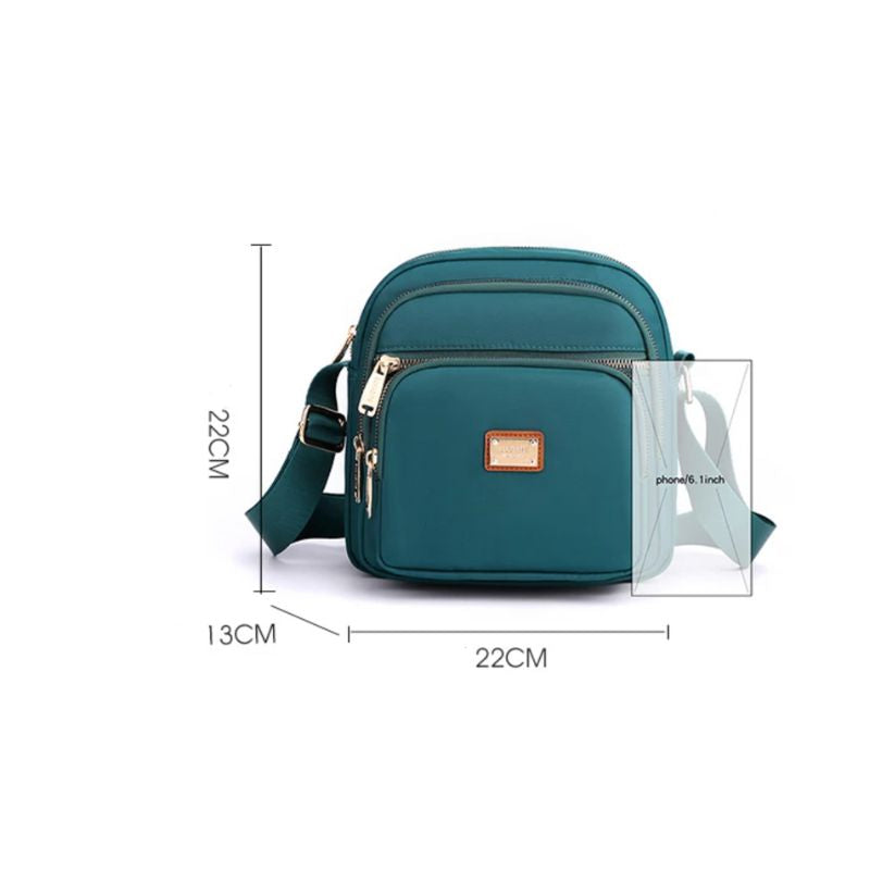 Sac féminin à bandoulière avec plusieurs poches