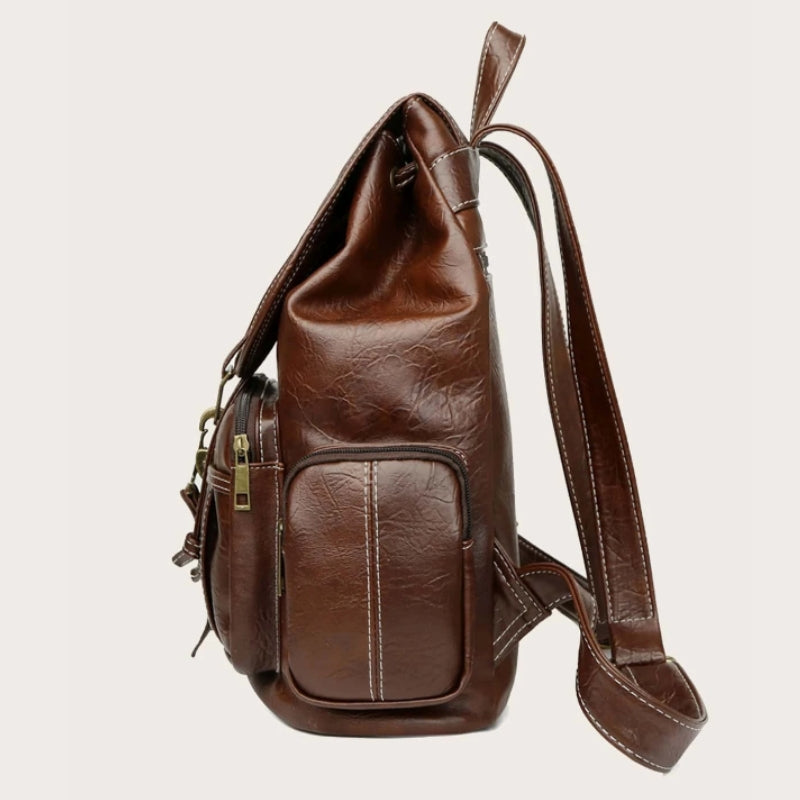 Sac féminin à dos rétro