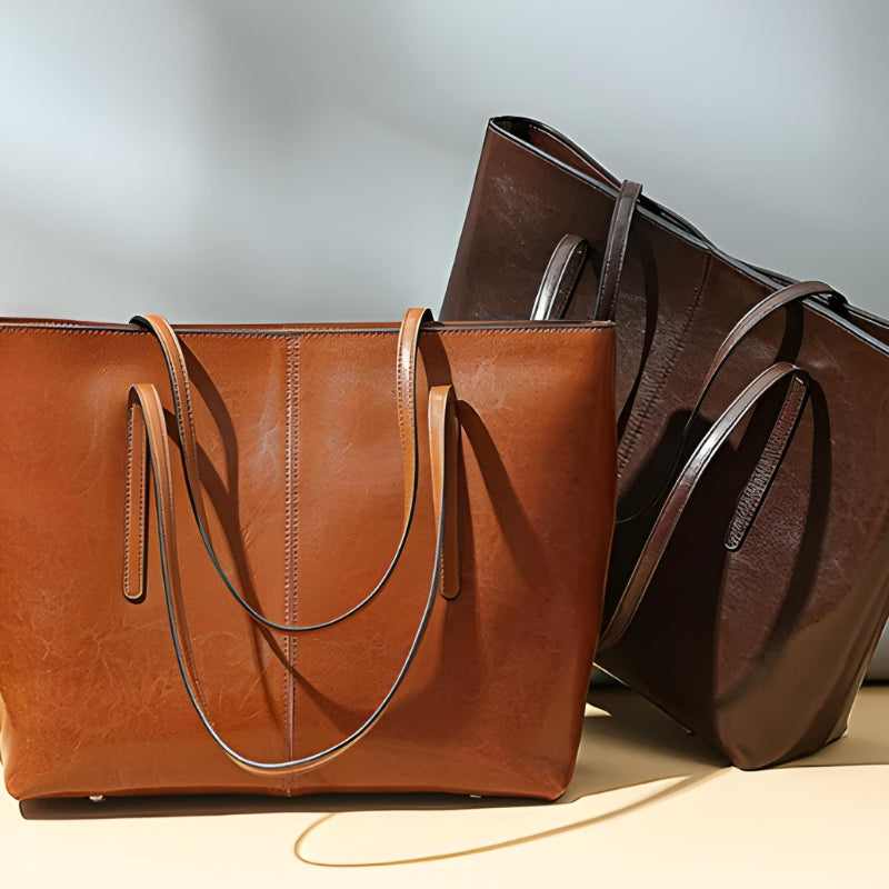 Sac féminin à main en cuir véritable