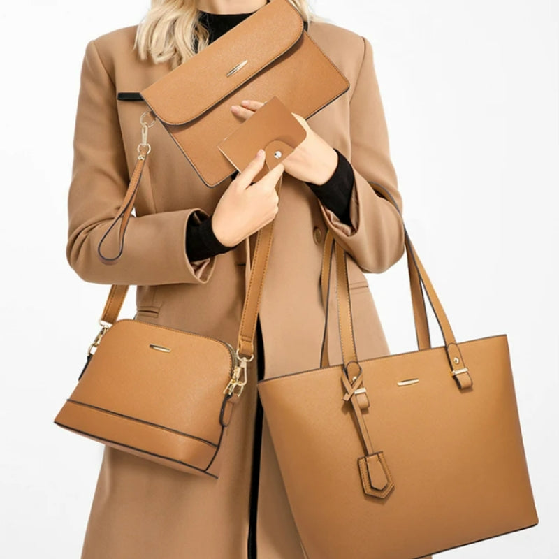 Sac féminin avec porte-monnaie assorti