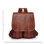 Sac féminin chic façon cartable rétro
