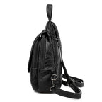 Sac féminin compact noir à porter main ou dos