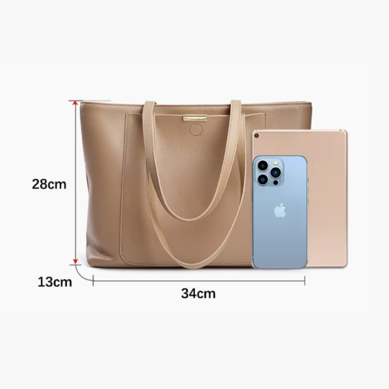 Sac féminin de cours en cuir