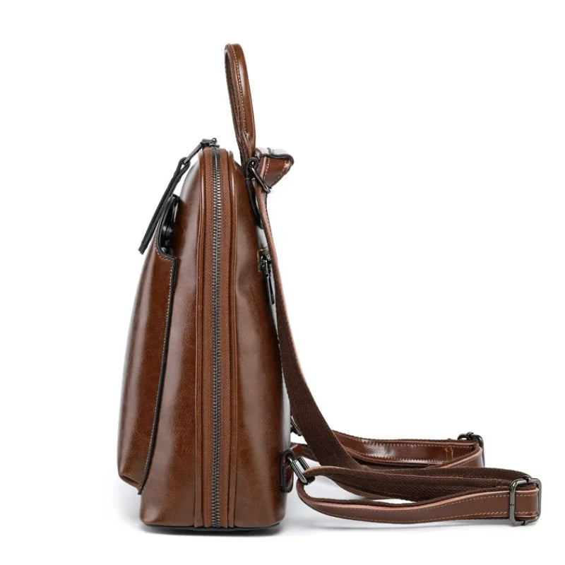Sac féminin en cuir pour main et dos