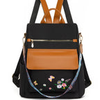 Sac féminin en tissu Oxford à double porté chic