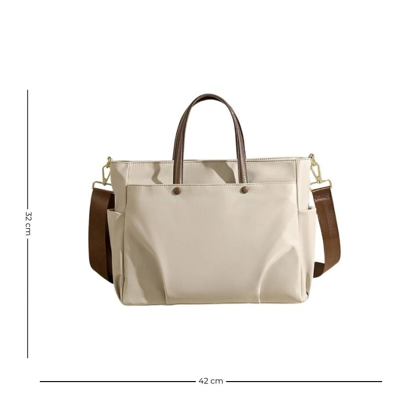 Sac féminin fonctionnel en nylon pour ordinateur