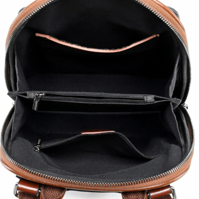 Sac féminin porté main ou dos en cuir