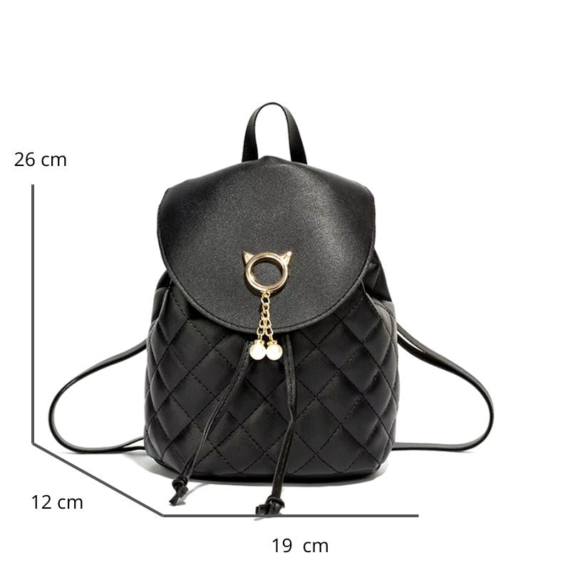 Sac féminin raffiné convertible main et dos