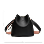 Sac féminin seau haut de gamme à bandoulière