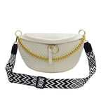 Sac féminin XL porté en banane