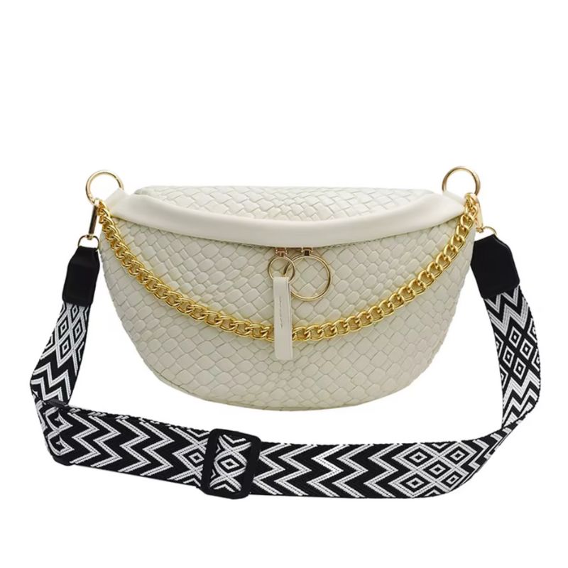 Sac féminin XL porté en banane