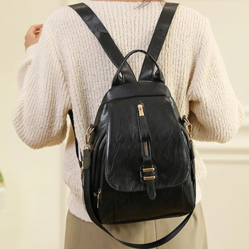 Sac femme à double porté, sobre et élégant