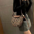 Sac femme à imprimé léopard souple