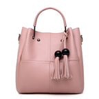 Sac femme à main composé de trois pièces