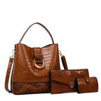 Sac femme à porter à la main avec portefeuille assorti