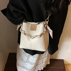 Sac femme à porter à la main, forme seau
