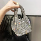 Sac femme à strass au format seau