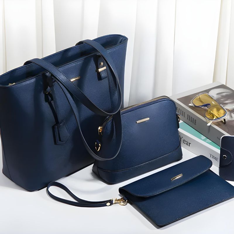 Sac femme accompagné d'un porte-monnaie assorti
