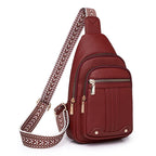 Sac femme bandoulière conçu pour la poitrine