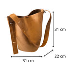 Sac femme bandoulière format seau