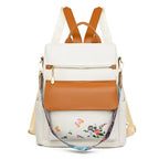 Sac femme chic en tissu Oxford à main et à dos