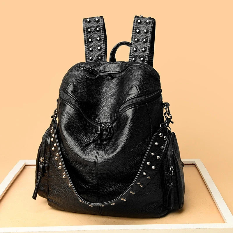 Sac femme en simili tendance porté main ou dos