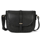 Sac femme façon besace à bandoulière