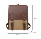 Sac femme façon cartable d’inspiration rétro