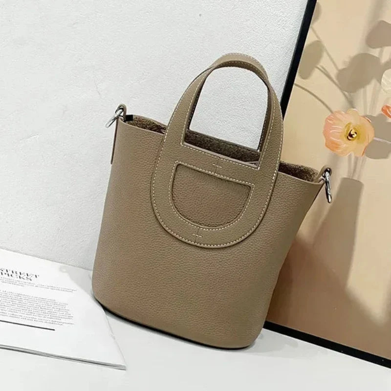 Sac femme façon seau, élégant et souple